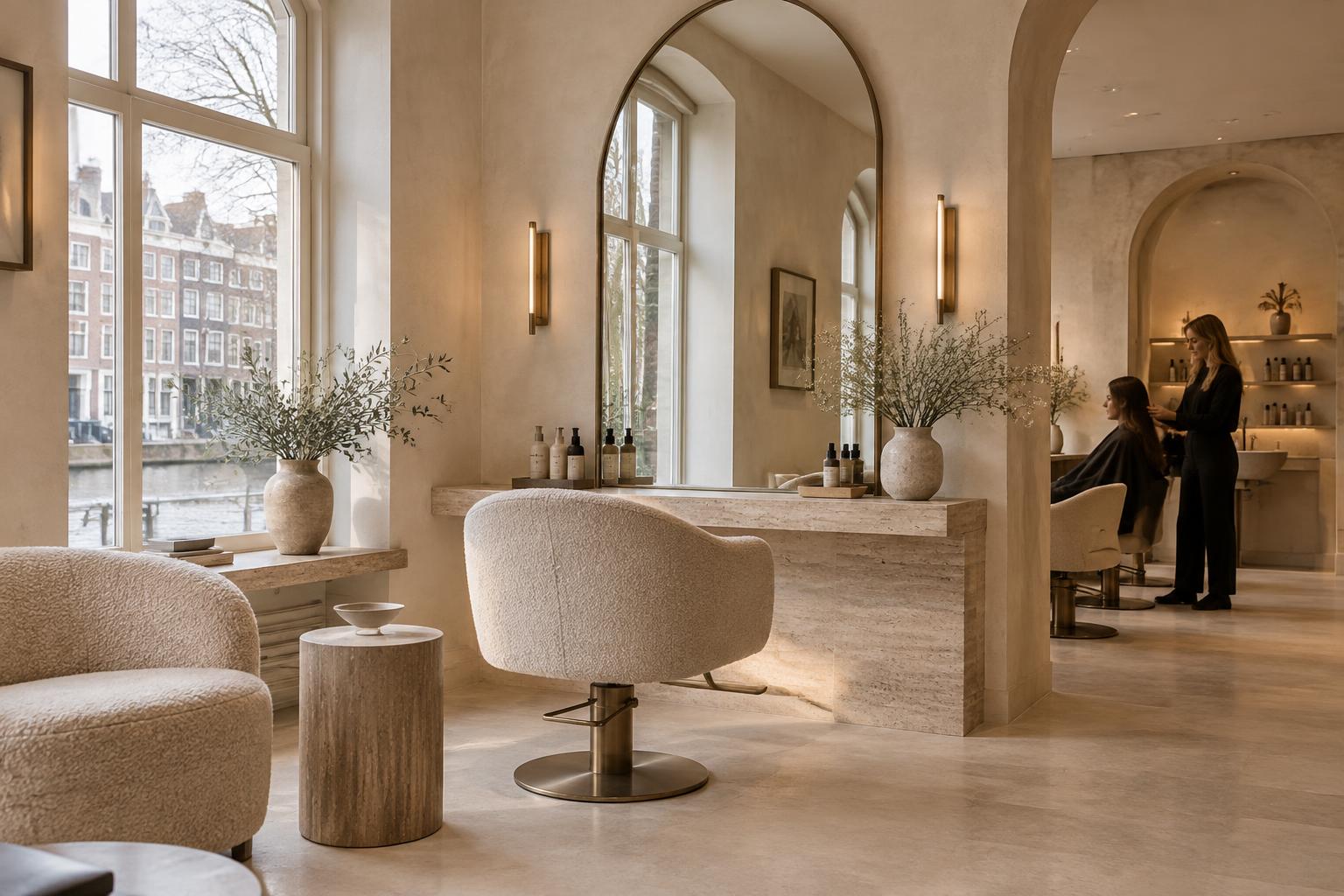 Het rustige interieur van Studio Luma